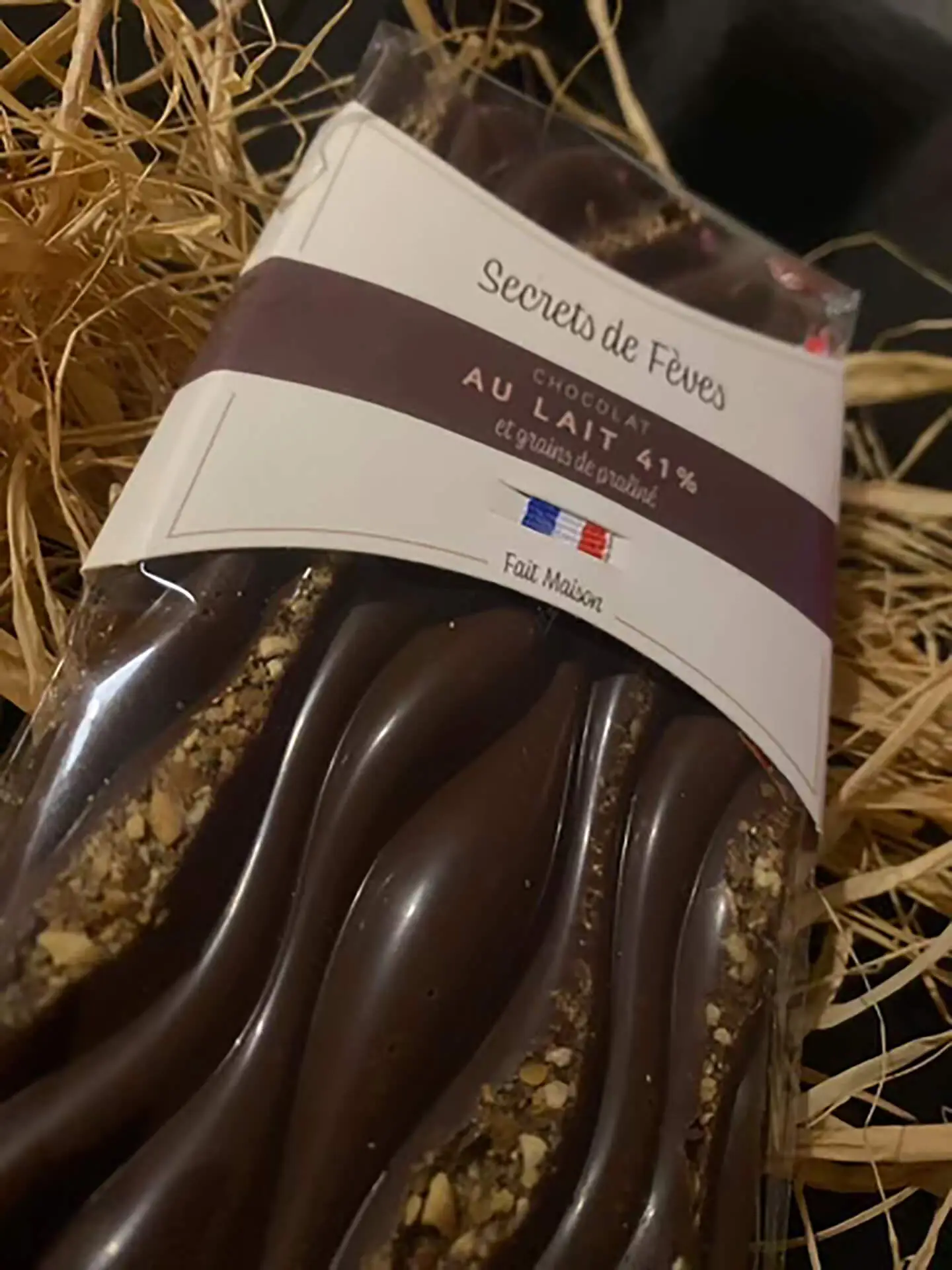tablette de chocolat personnalisée